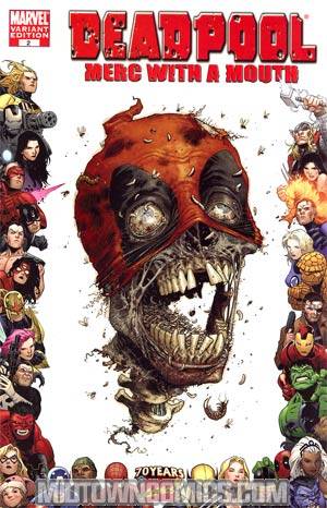 Deadpool Merc With A Mouth #2 Incentive 70th Frame Variant Cover