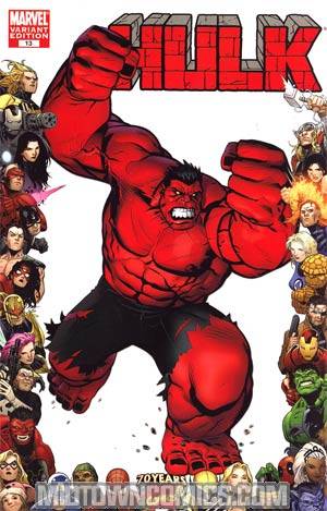 Hulk Vol 2 #13 Incentive 70th Frame Michael Golden Variant Cover (Dark Reign Tie-In)