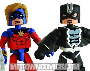 Marvel Minimates Series 31 Black Bolt & Captain Marvel 2-Pack