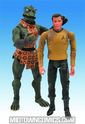 Star Trek The Original Series Captain Kirk & Gorn 2-Pack Action Figure