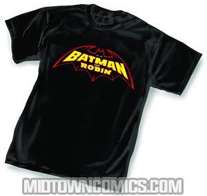 Batman And Robin Logo T-Shirt Large