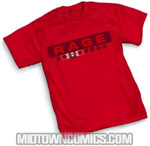 Rage Red Lantern T-Shirt Large