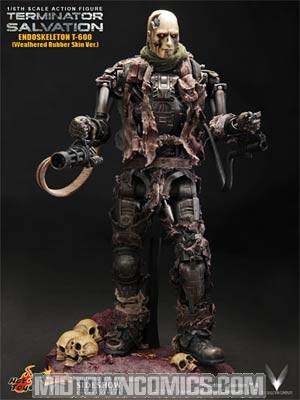 T-600 Weathered Rubber Skin Version 12-Inch Action Figure
