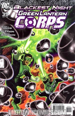 Green Lantern Corps Vol 2 #39 Cover B Incentive Joe Jusko Variant Cover (Blackest Night Tie-In)