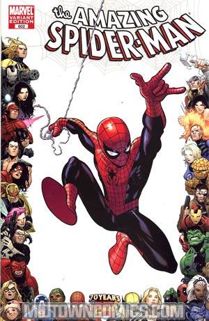 Amazing Spider-Man Vol 2 #602 Cover B Incentive 70th Frame Mike McKone Variant Cover