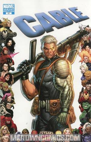 Cable Vol 2 #17 Cover B Incentive 70th Frame Rob Liefeld Variant Cover