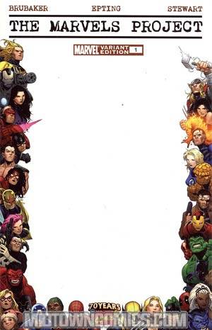 Marvels Project #1 Cover C Blank Variant Cover