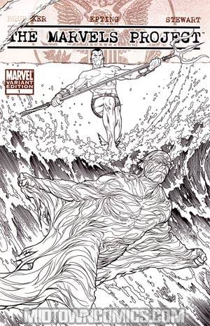 Marvels Project #1 Cover F Incentive Steve McNiven Sketch Cover