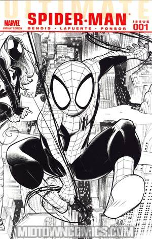 Ultimate Comics Spider-Man #1 Cover D Incentive Sketch Variant Cover