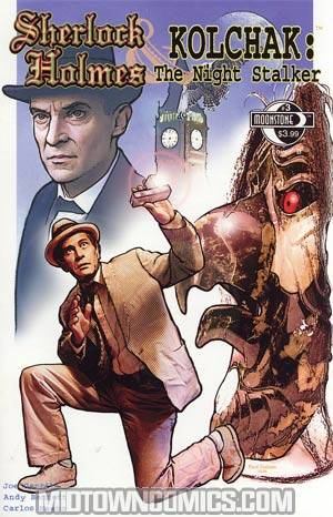 Sherlock Holmes & Kolchak The Night Stalker Cry Of Thunder #3 Incentive Paul Guinan Variant Cover