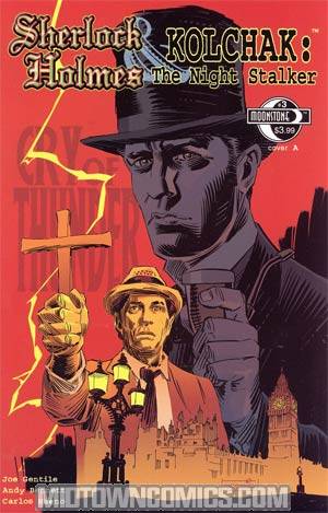 Sherlock Holmes & Kolchak The Night Stalker Cry Of Thunder #3 Regular Dan Padrosian Cover