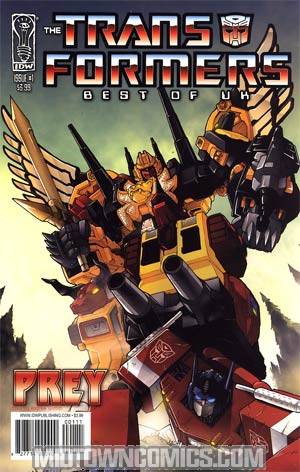 Transformers Best Of UK Prey #1 Regular Andrew Griffith Cover