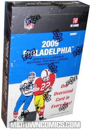 Upper Deck 2009 Philadelphia NFL Trading Cards Box
