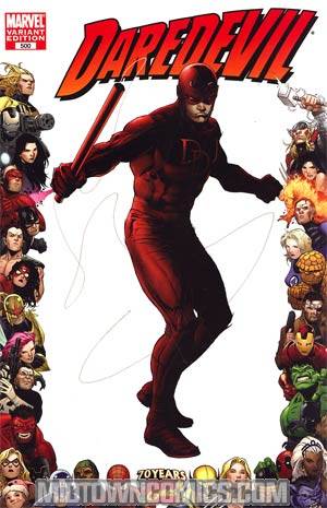 Daredevil Vol 2 #500 Cover C Incentive 70th Frame Variant Cover