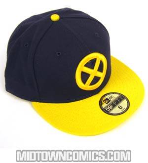 X-Men Circle Modern Symbol Cap - Blue/Yellow Size 7 (55.8 cm / 22 in)