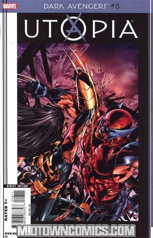 Dark Avengers #8 Cover A Regular Mike Deodato Jr Cover (Utopia Part 5)