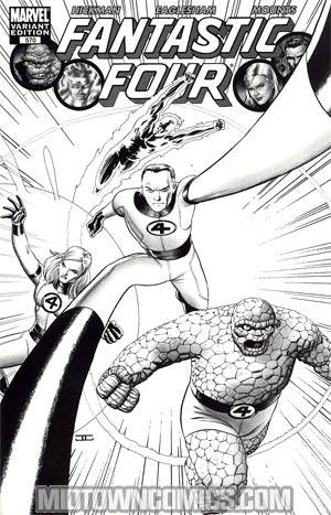 Fantastic Four Vol 3 #570 Cover D Incentive John Cassaday Sketch Cover