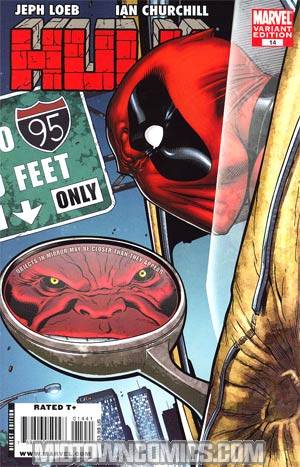 Hulk Vol 2 #14 Incentive Ed McGuinness Deadpool Variant Cover