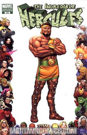 Incredible Hercules #133 Cover B Incentive 70th Frame Salva Espin Variant Cover