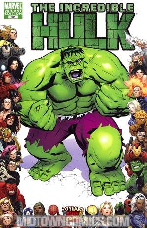 Incredible Hulk Vol 3 #601 Incentive 70th Frame Michael Golden Variant Cover