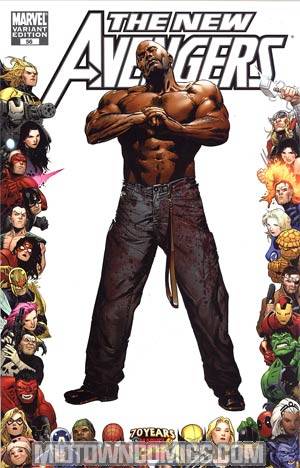 New Avengers #56 Cover B Incentive 70th Frame Variant Cover (Dark Reign Tie-In)