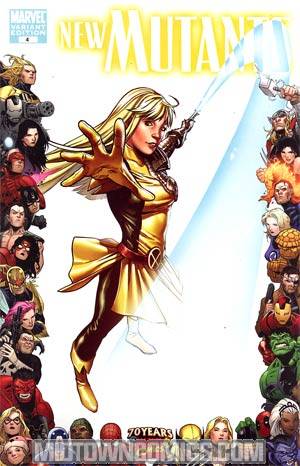 New Mutants Vol 3 #4 Incentive 70th Frame Variant Cover
