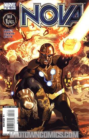 Nova Vol 4 #28 Cover A Regular Daniel Acuna Cover (War Of Kings Tie-In)