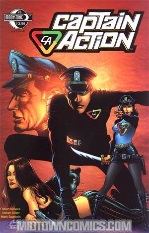 Captain Action Comics #5 Paul Gulacy Retro Cover
