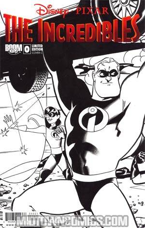 Disney Pixars Incredibles #0 Cover C Incentive Variant Cover