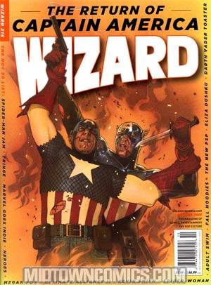 Wizard Comics Magazine #216 Travis Charest Captain America Cvr