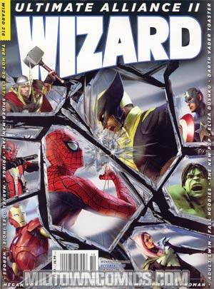 Wizard Comics Magazine #216 Ultimate Alliance 2 Cvr