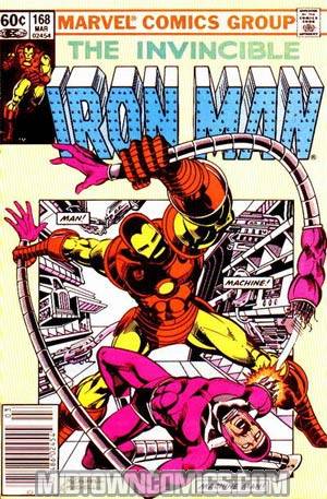 Iron Man #168 Cover B Without Tattooz