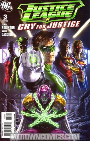 Justice League Cry For Justice #3 1st Ptg