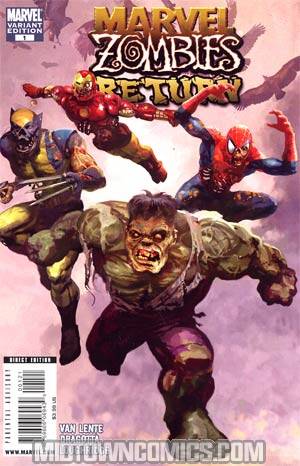 Marvel Zombies Return #1 Cover B Incentive Arthur Suydam Variant Cover