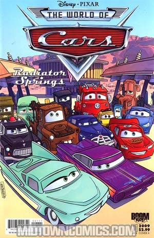 Disney Pixars World Of Cars Radiator Springs #1 Cover A