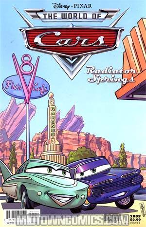 Disney Pixars World Of Cars Radiator Springs #1 Cover B