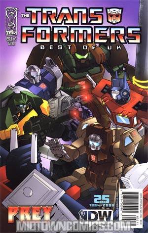 Transformers Best Of UK Prey #2 Regular Andrew Griffith Cover