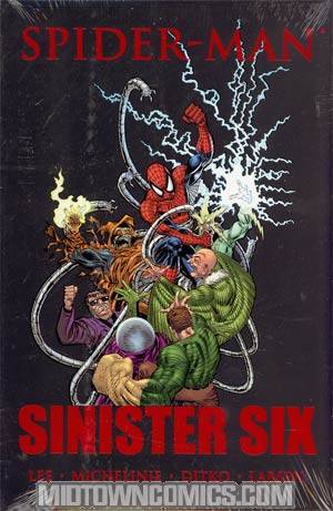 Spider-Man Sinister Six HC Premiere Edition Book Market Cover
