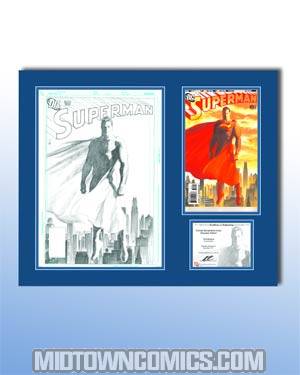 DC Cover Art Reproduction Print Superman