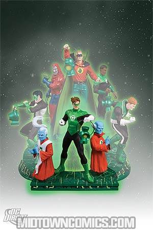 Green Lantern Legacies Multi-Part Statue Complete 3-Part Set