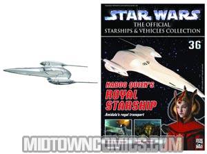 Star Wars Official Starships And Vehicles Collection Magazine #36 Naboo Royal Starship