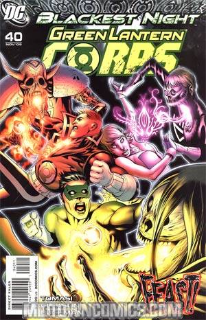 Green Lantern Corps Vol 2 #40 Cover A Regular Patrick Gleason Cover (Blackest Night Tie-In)