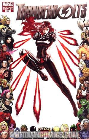 Thunderbolts #135 Incentive 70th Frame Paul Renaud Variant Cover (Dark Reign Tie-In)