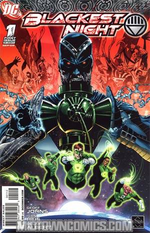 Blackest Night #1 Cover E 2nd Ptg