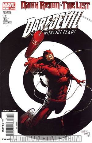 Dark Reign The List Part 2 Daredevil Cover A 1st Ptg Regular Billy Tan Cover