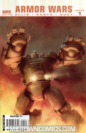Ultimate Comics Armor Wars #1 Incentive Steve Kurth Villain Variant Cover