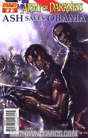 Army Of Darkness Ash Saves Obama #2 Cover B Lucio Parrillo Cover