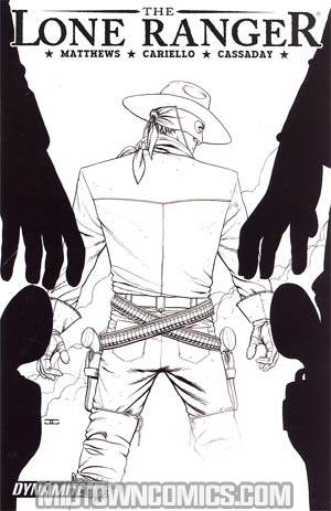Lone Ranger Vol 4 #18 Cover B John Cassaday Black & White Cover