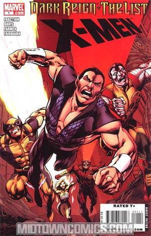Dark Reign The List Part 3 X-Men Cover A 1st Ptg Regular Alan Davis Cover (Utopia Tie-In)