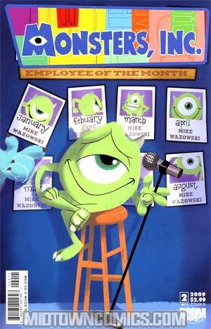 Disney Pixars Monsters Inc Laugh Factory #2 Cover B